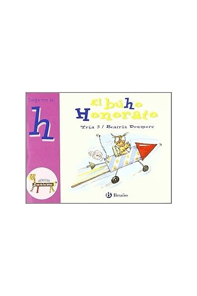 El búho Honorato. Juega con la "h". Tría 3.